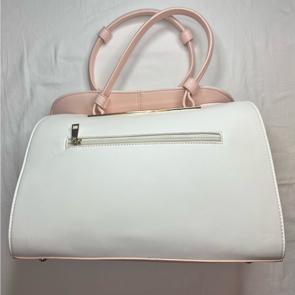 LP Tassel Accent Flower Print Satchel - Picture 3 of 9